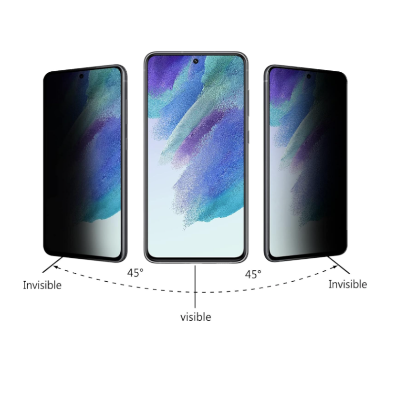 Zatemnjeno kaljeno zaščitno steklo za zaslon za Samsung Galaxy S21 Fe – Infostyle