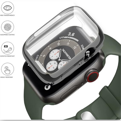 Komplet silikonski pašček in ovitek za Apple Watch 41 mm – Infostyle