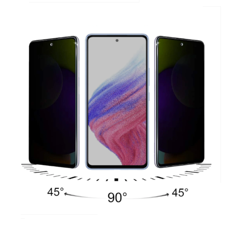 Zatemnjeno kaljeno zaščitno steklo za zaslon za Samsung Galaxy A53 5G – Infostyle