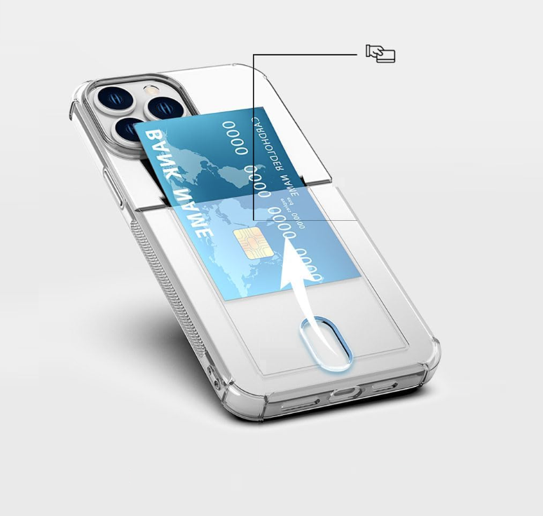 Silikonski ovitek "Card Slot" za iPhone 13 mini – Infostyle