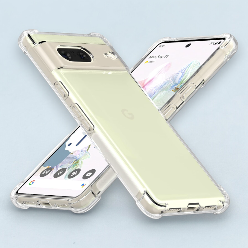 Silikonski ovitek "Foluu Reinforced" za Google Pixel 7 (2022) – Prozorna / TPU silikon