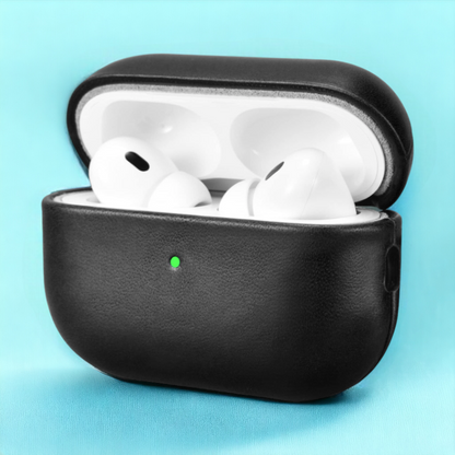 Usnjen ovitek za slušalke AirPods Pro 2 (2022) – Infostyle – Črna