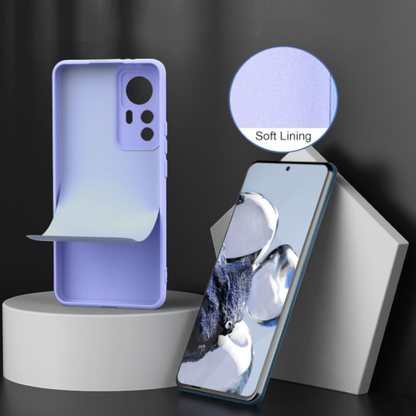 Silikonski ovitek "Foluu Liquid" za Xiaomi 12T Pro – Siva / TPU silikon