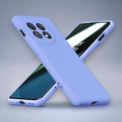 Silikonski ovitek "Foluu Liquid" za OnePlus 11 5G – Pastelno vijolična / TPU silikon
