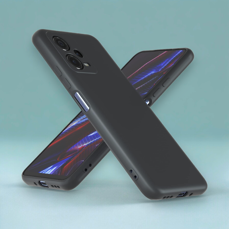 Silikonski ovitek "Foluu Liquid" za Xiaomi Poco X5 5G/ Redmi Note 12 5G – Črna / TPU silikon