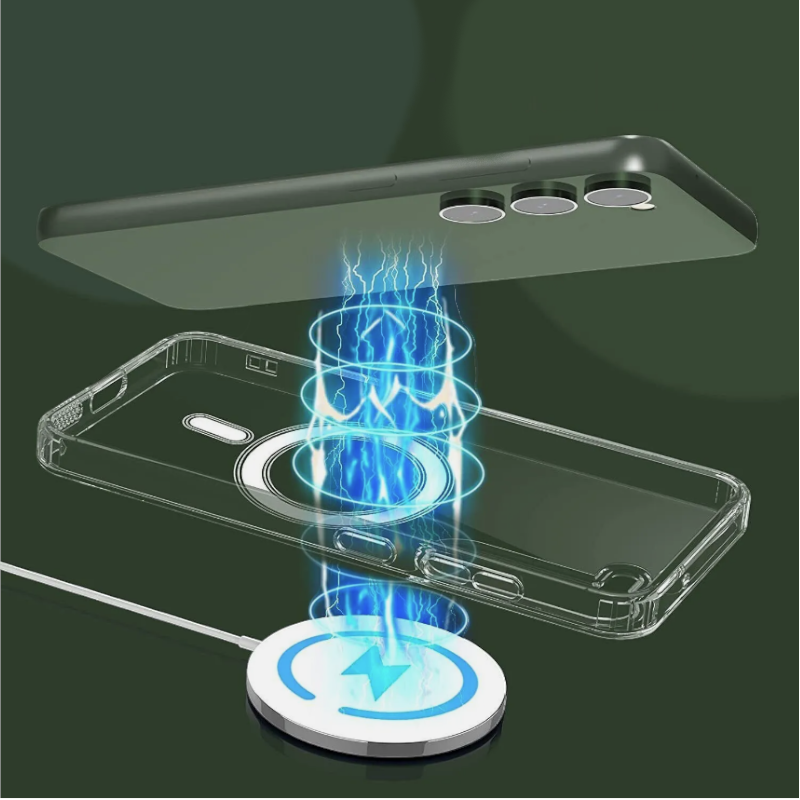 Komplet silikonski ovitek s tehnologijo MagSafe in 2x zaščitno steklo za Samsung Galaxy S23 – Infostyle
