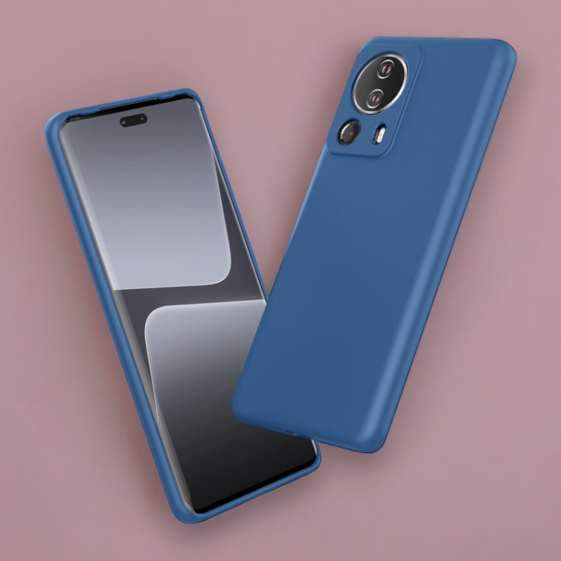 Silikonski ovitek "Foluu Liquid" za Xiaomi 13 Lite – Temno modra / TPU silikon
