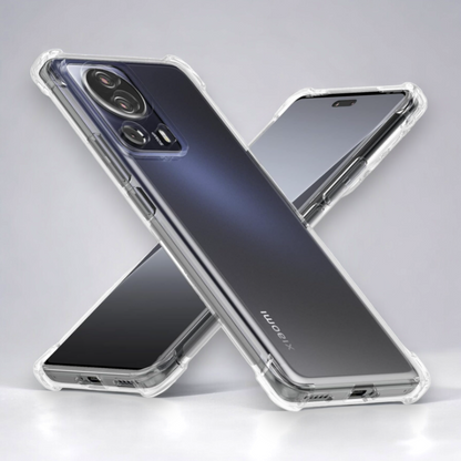 Silikonski ovitek "Foluu Reinforced" za Xiaomi 13 Lite 5G – Prozorna / TPU silikon