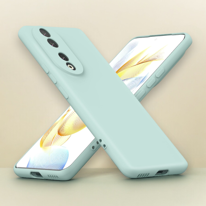 Silikonski ovitek "Foluu Liquid" za Honor 90 – Svetlo zelena / TPU silikon