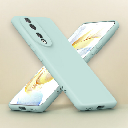 Silikonski ovitek "Foluu Liquid" za Honor 90 – Svetlo zelena / TPU silikon