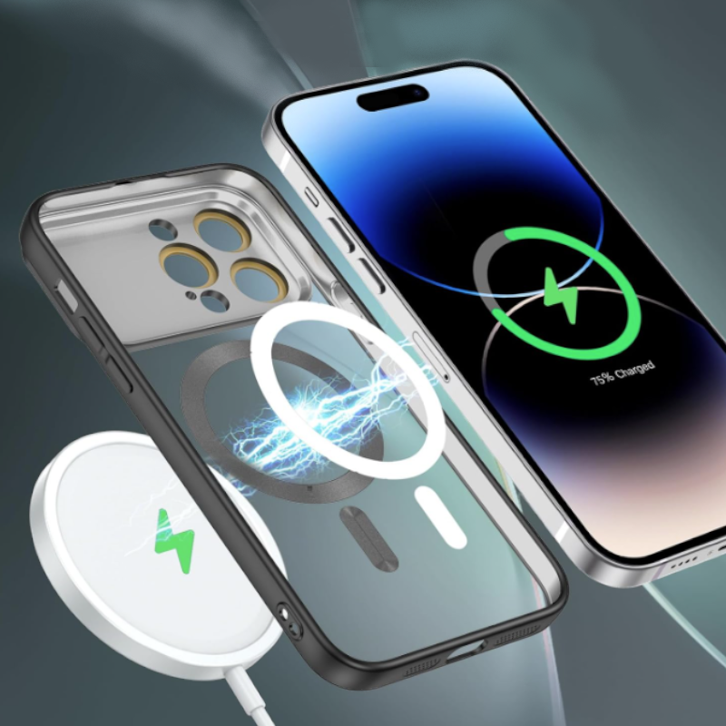 Silikonski ovitek "GUAGUA Clear MagSafe" za iPhone 14 Pro Max – Infostyle