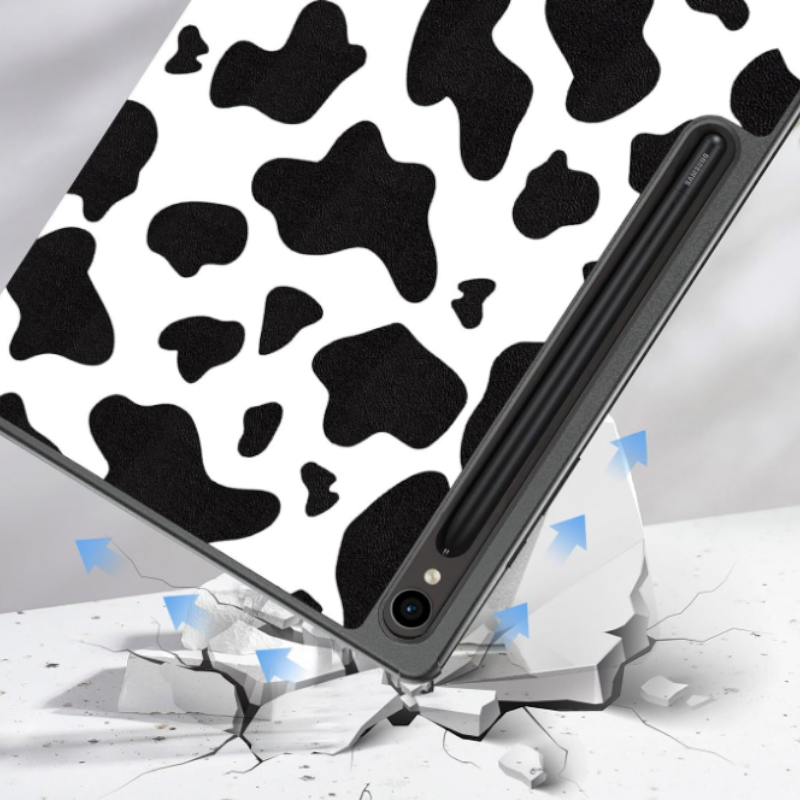 Preklopna torbica "Cow" za tablični računalnik Samsung Galaxy Tab S9 11" 2023 – Infostyle