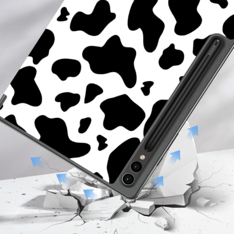 Preklopna torbica "Cow" za tablični računalnik Samsung Galaxy Tab S9 Plus 12.4" 2023 – Infostyle