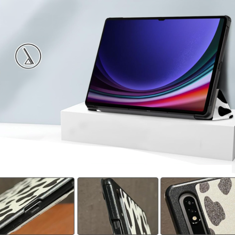 Preklopna torbica "Cow" za tablični računalnik Samsung Galaxy Tab S9 Plus 12.4" 2023 – Infostyle