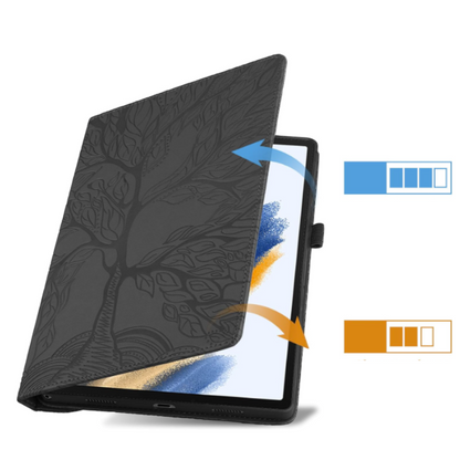 Preklopna torbica "Leaves" za tablični računalnik iPad 2017/2016/Air /Air 2 9.7" – Infostyle