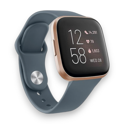 Silikonski pašček "Vancle" za Fitbit Versa 2/Versa/Versa Lite – Infostyle – Črna