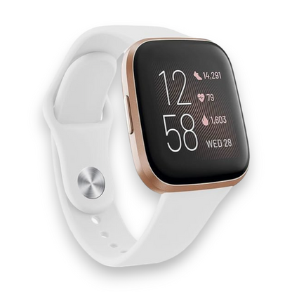 Silikonski pašček "Vancle" za Fitbit Versa 2/Versa/Versa Lite – Infostyle – Rjava