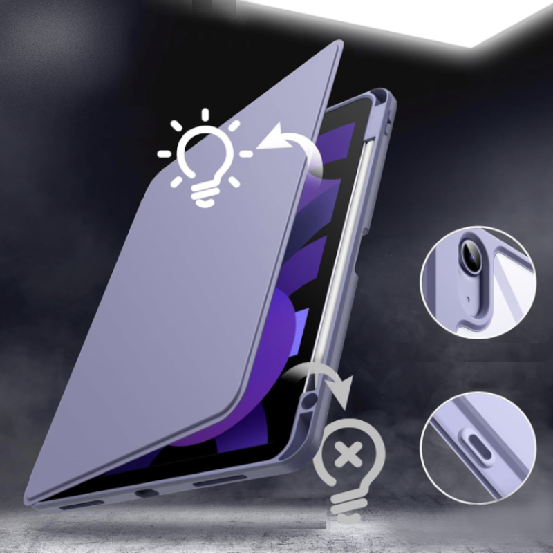 Preklopna torbica za tablični računalnik Apple iPad Air 6/5/4 (2024/2022/2020) 10.9'' z držalom za pisalo – JETech