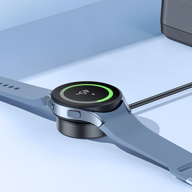 USB polnilni kabel "BQ24" za pametno uro znamke Samsung – Borofone – Črna