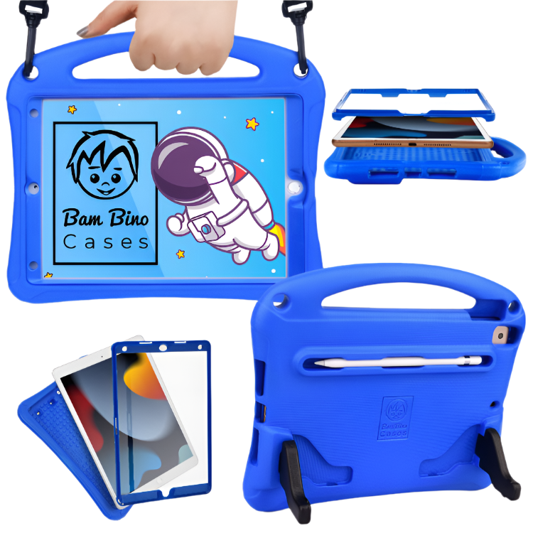 Otroški ovitek za tablični računalnik "Bam Bino Space Suit" za Apple iPad 9/8/7 gen., iPad Air 3. gen., iPad Pro 10,5" –