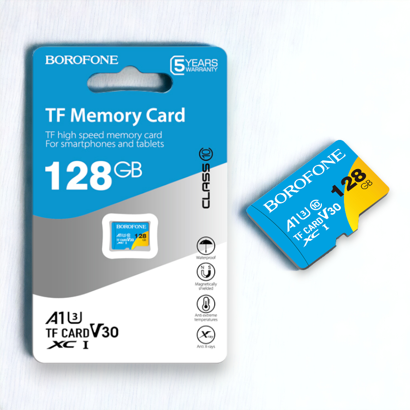Pomnilniška kartica TF 128GB Class 10 SDXC U3 – Borofone
