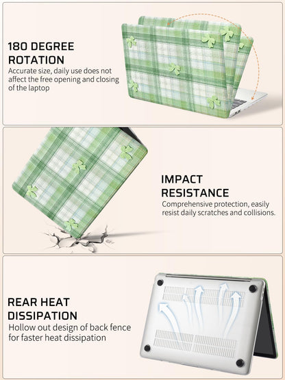 Laptop Case + Clear Keyboard Cover "CA2027-MA" MacBook Air 13(A2338/A2251/A2289/A2159/A1989/A1708/A1706)
