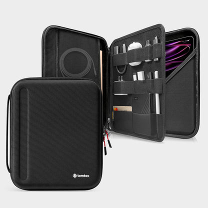 Tomtoc Portfolio Ovitek za iPad Air 13" in iPad Pro 13" – Zaščitna Torba z Žepom za Dodatke