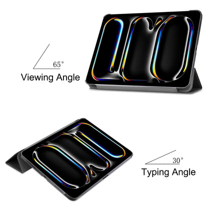 FTRONGRT ovitek za iPad Pro 13 (2024) - Ultra tanek ovitek s stojalom črna