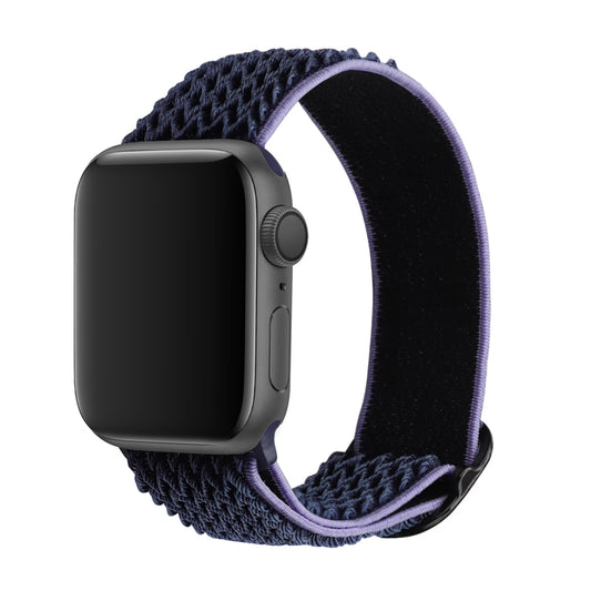 Infostyle Braided Nylon Strap for Apple Watch – Blue-Violet, compatible 38–42 mm