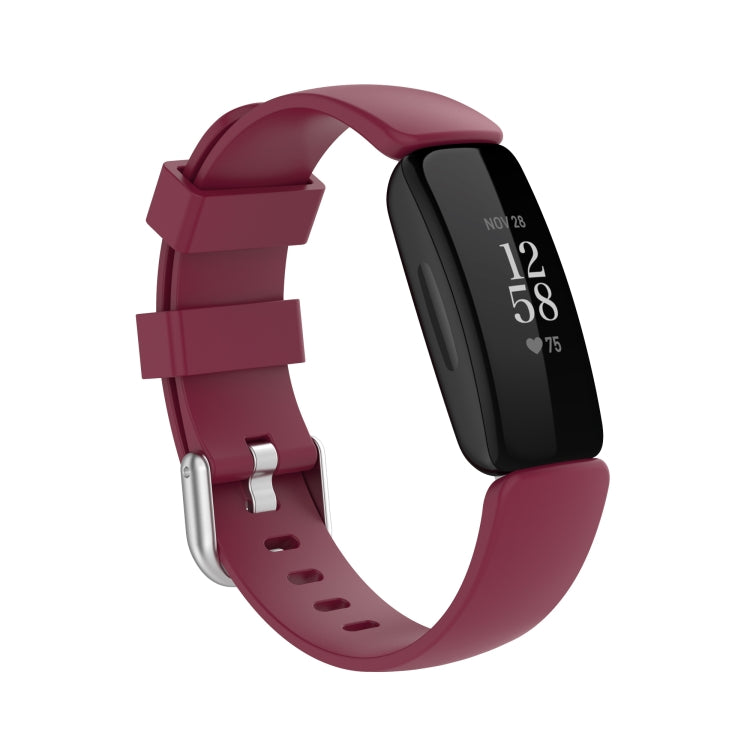 Silicone strap for Fitbit Inspire 2 - burgundy