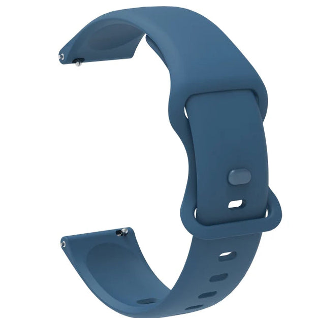 Universal Silicone Strap 22mm Blueshaweu for Smartwatches – Loekneue 2024 and Other Models - Blue