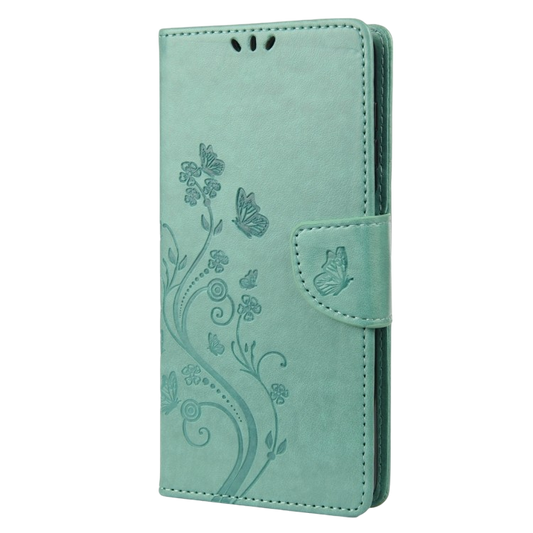 Preklopna torbica "butterfly" za Google Pixel 6A, zelena – Infostyle