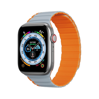 Pašček "Dux Ducis LD Series" za Apple Watch 1/2/3/4/5/6/7/8/9/SE/SE 2 (38/40/41mm) – Siva