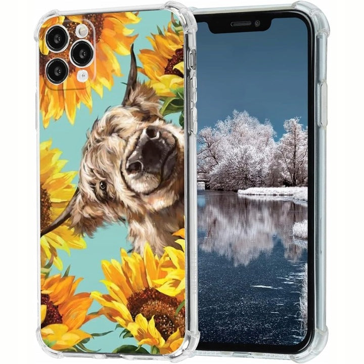 Ovitek "Cow Sunflower "za iPhone  11