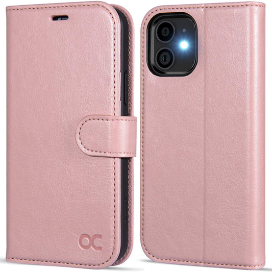 OCASE preklopni ovitek za iPhone 12/12 Pro, RFID, prostor za kartice, zaščita