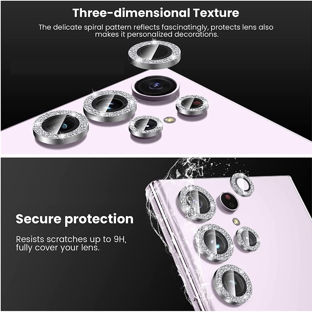 Zaščitni obročki za kamero Samsung Galaxy S23 Ultra | Diamond mavrični