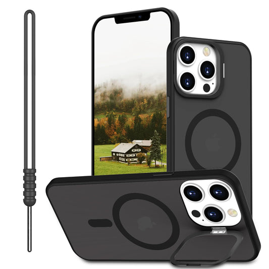 iPhone 12 Pro MagSafe Case with Built-in Kickstand - Matte Black