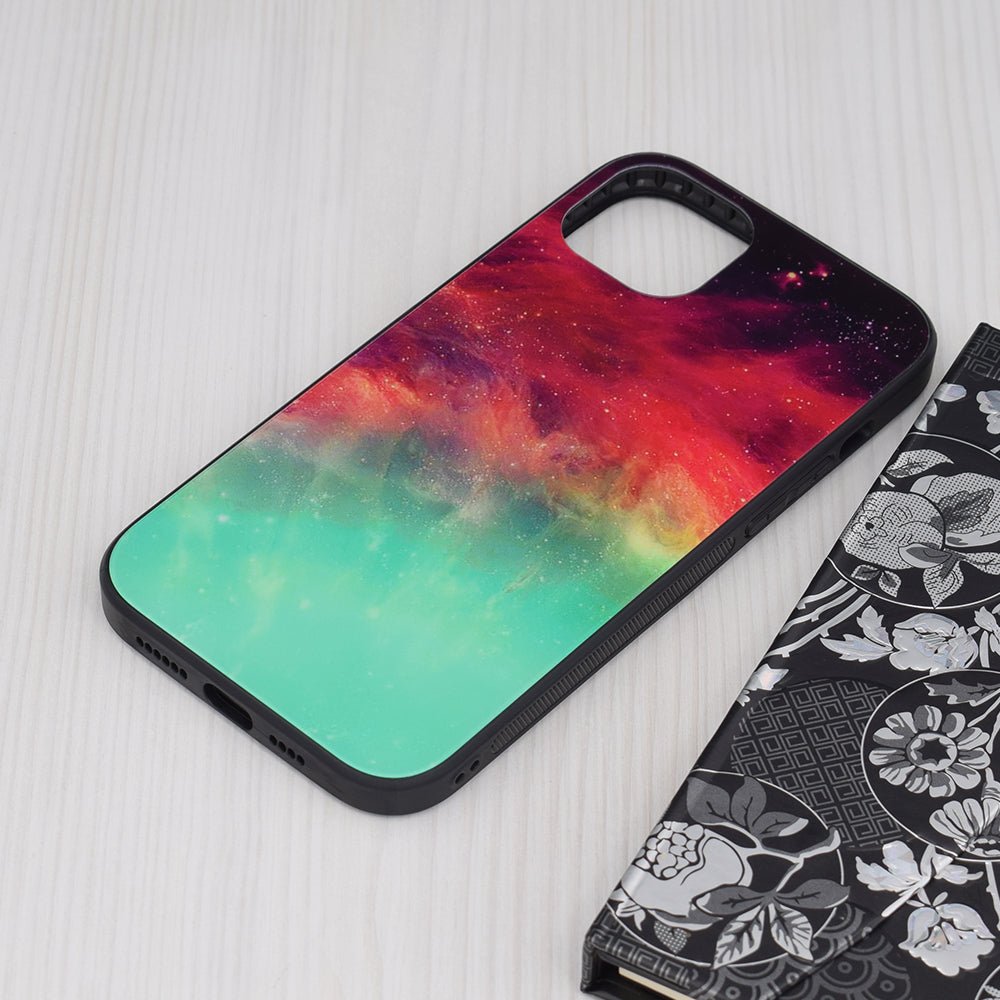 Ovitek za telefon "glaze" za iPhone 14 Plus/ 15 Plus – Infostyle – Temno modra / PC + TPU silikon