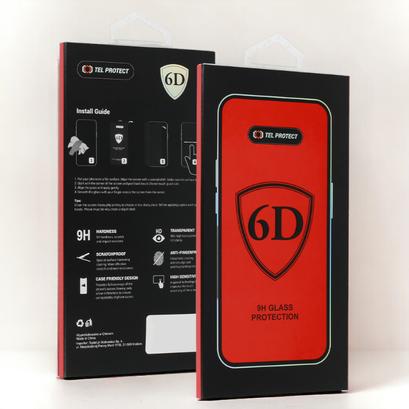 Zaščitno kaljeno steklo "Full Glue 6D" za Samsung Galaxy A14 – Tel Protect