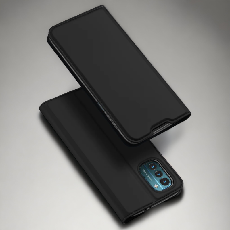 Premium preklopna torbica "SKIN Pro" za Nokia G11 – Dux Ducis – Črna / Umetno usnje + TPU silikon