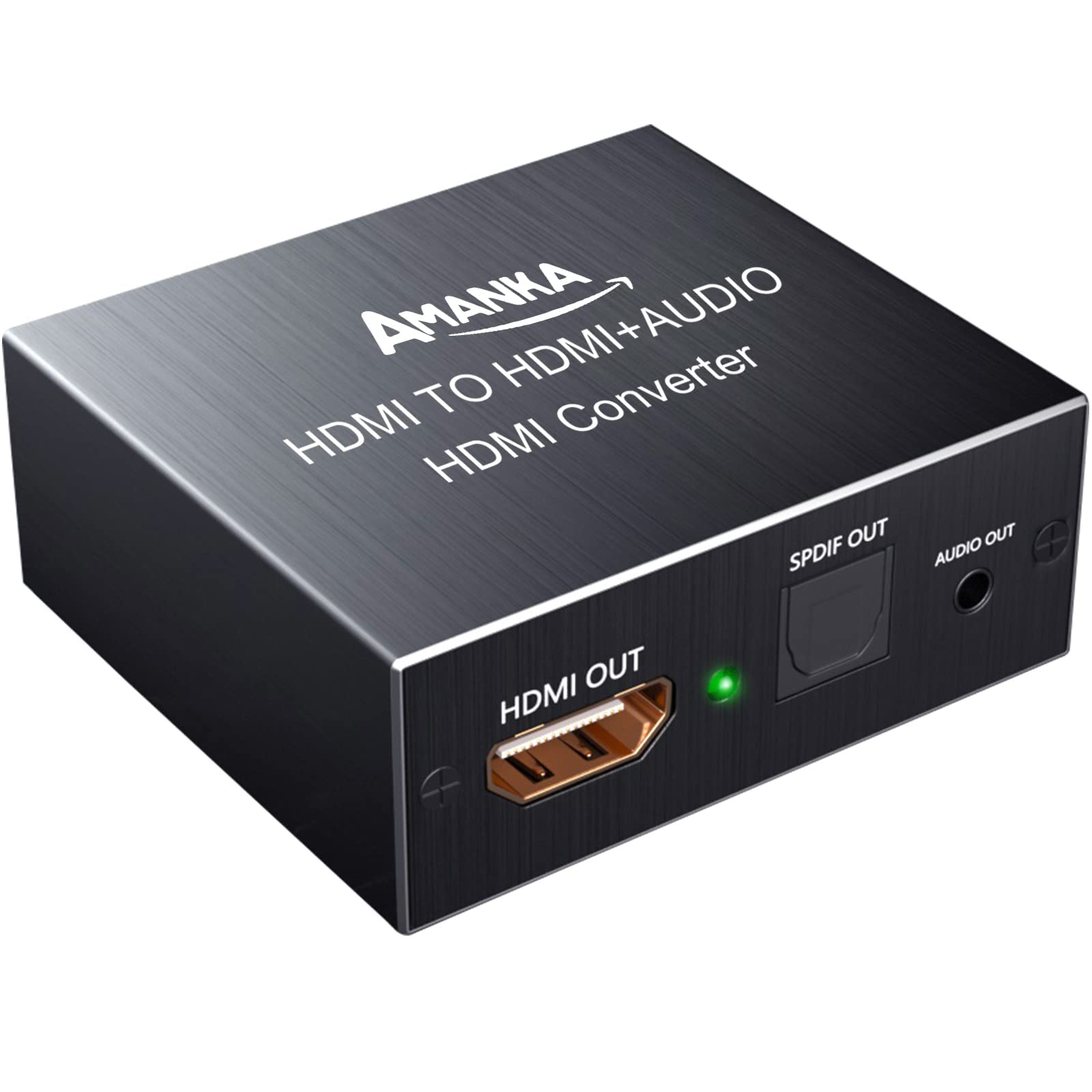 AMANKA HDMI avdio pretvornik 4K HDMI na HDMI z optičnim Toslink avdio izhodom