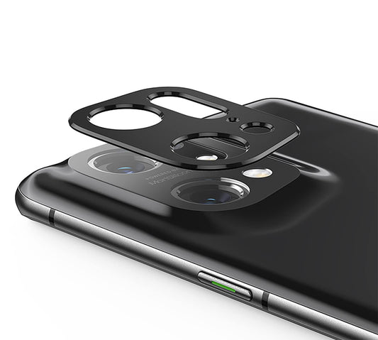 GIOPUEY zaštita kamere za OPPO Find X5 Pro – 360° metalna, crna