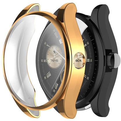 2 kosa zaščitnih ovitkov za Huawei Watch Buds - TPU Zaščita Zaslona, Ultra Tanek, Črno-Zlat