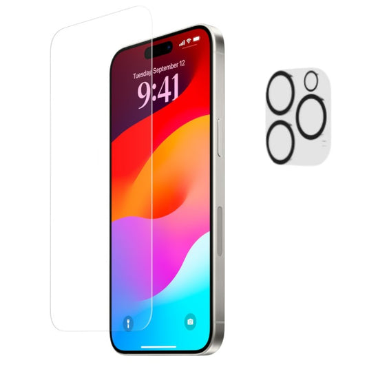 Zaščitno steklo + zaščita za kamero za iPhone 15 Pro