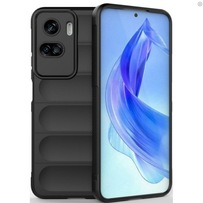Silikonski ovitek "Valovi" za Honor 90 Lite – Techsuit – Vijolična / TPU silikon