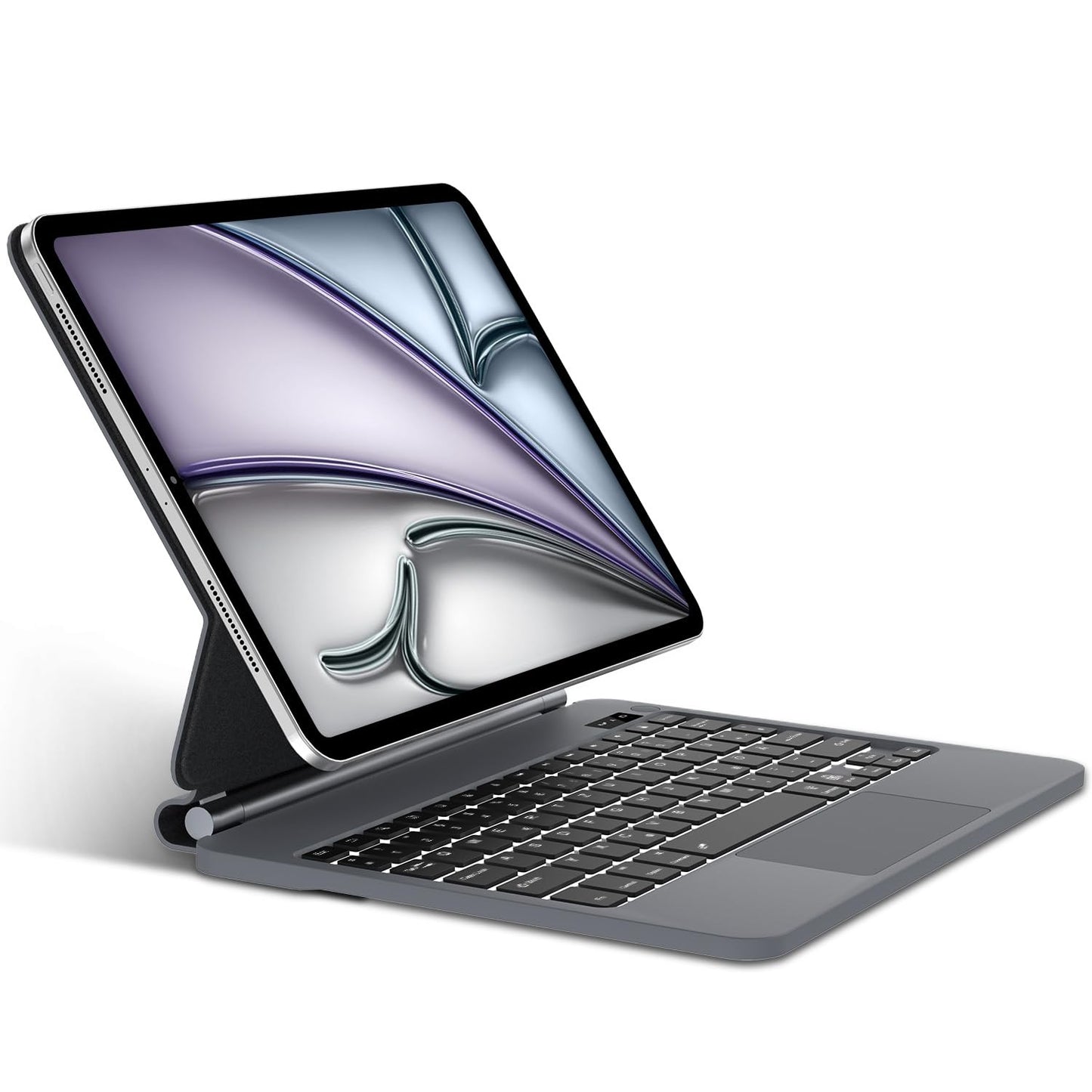 SENGBIRCHMagicKeyboardovitekza iPadAir11(M22024/M32025)/iPadPro11,QWERTZ,osvetljenatipkovnica,črna