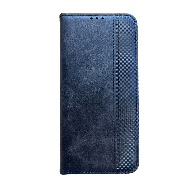 Preklopna torbica "Sheild" za Xiaomi Redmi Note 11 – Infostyle – Modra / Ekološko usnje + TPU silikon