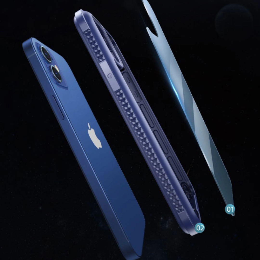Silikonski ovitek "Resistant" za iPhone 12/12 Pro – Infostyle