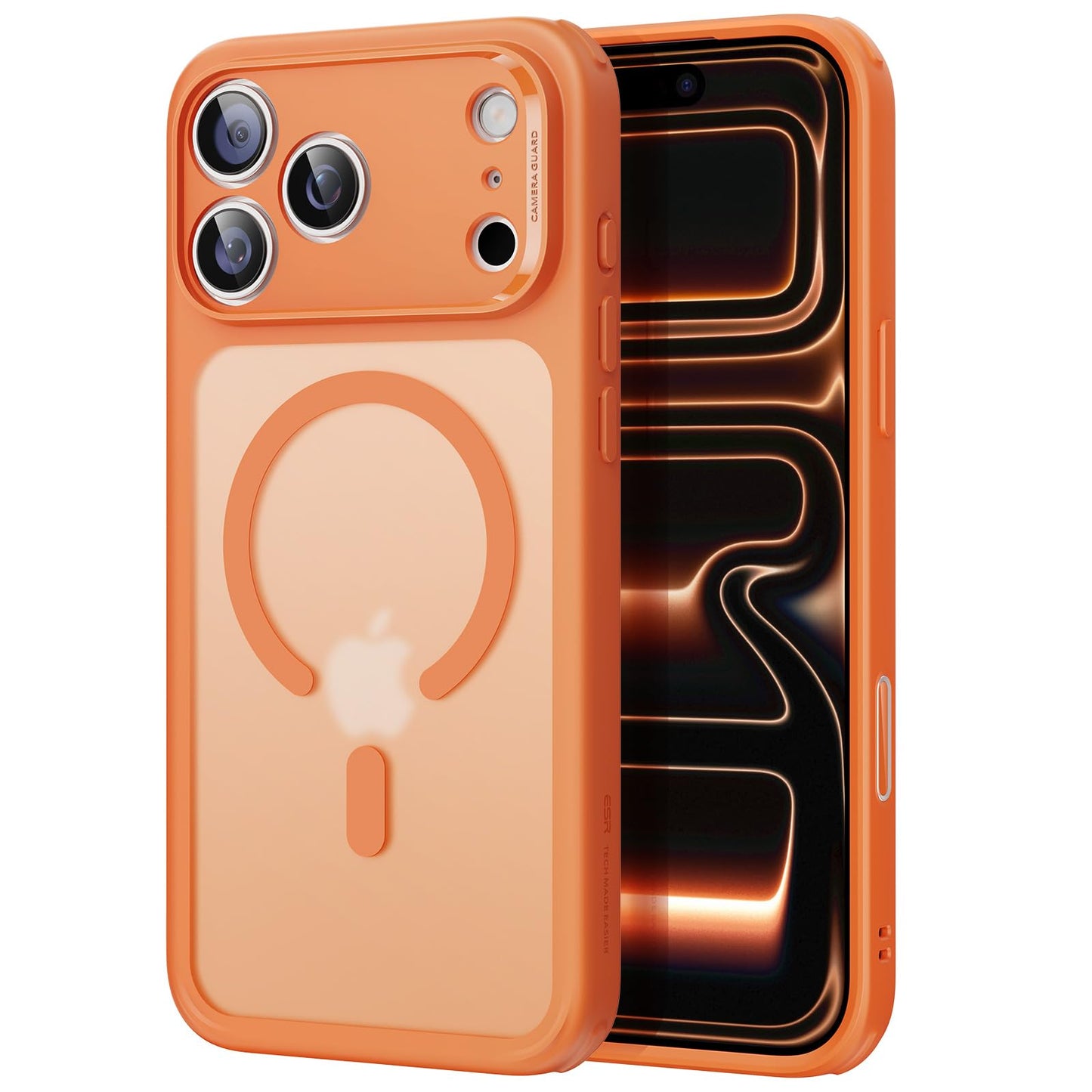 ESR magnetni ovitek iPhone 17 Pro mat oranžna MagSafe