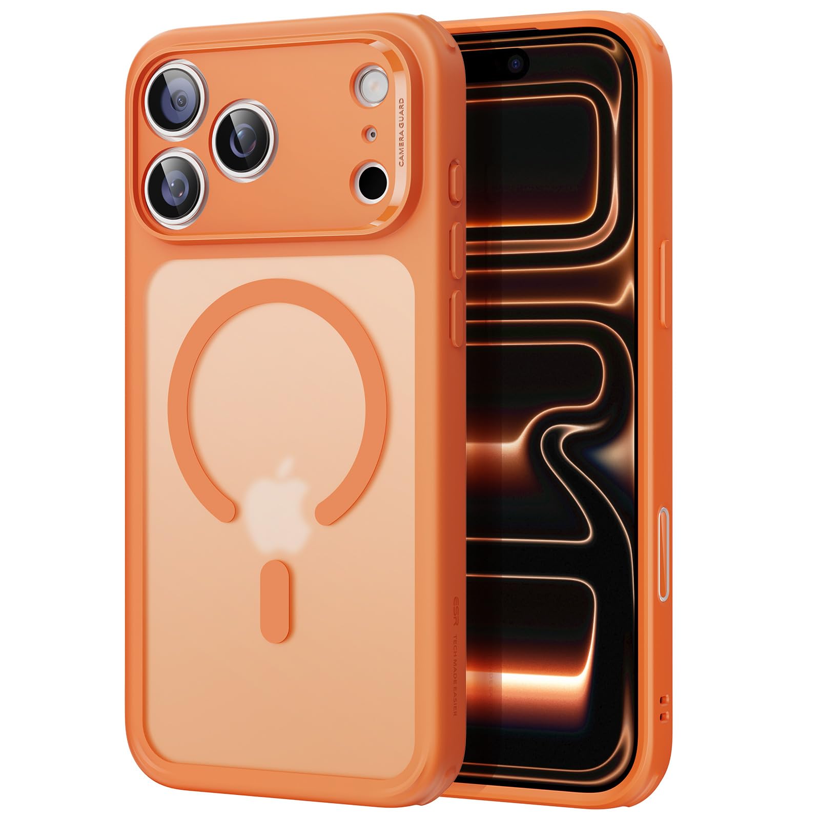 ESR magnetni ovitek iPhone 17 Pro mat oranžna MagSafe